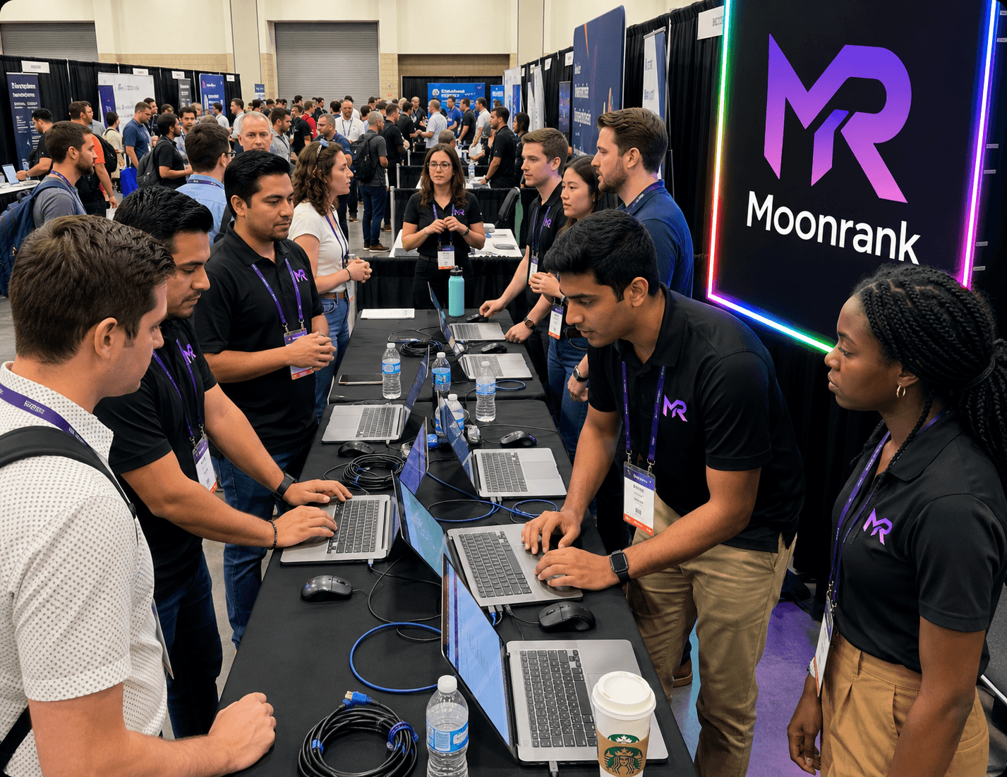 MoonRank team developing AI-powered marketing solutions