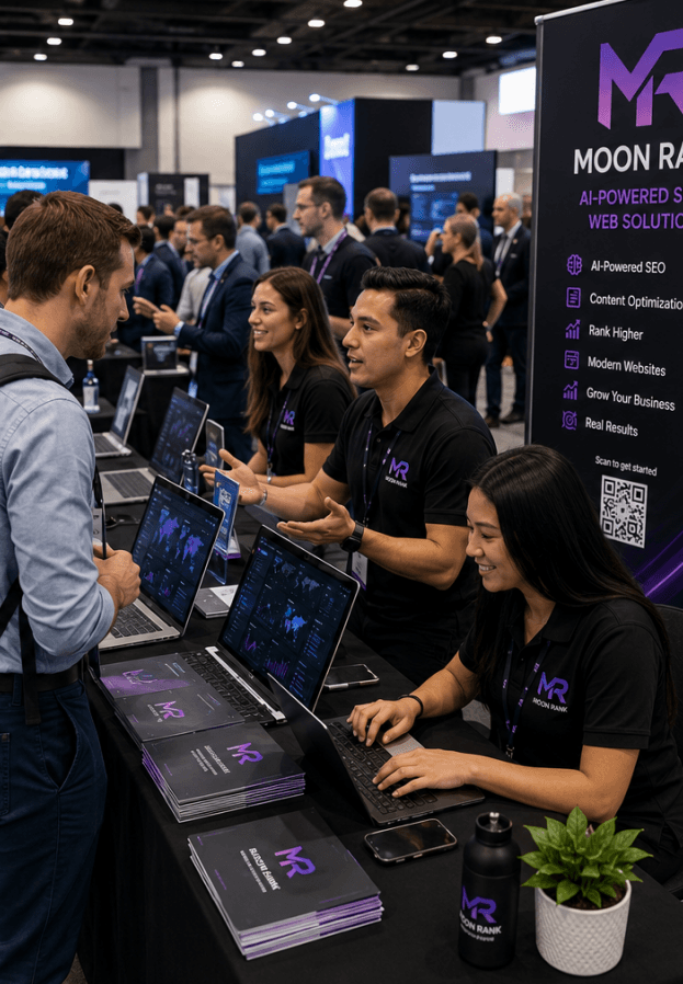 MoonRank team helping businesses improve search visibility